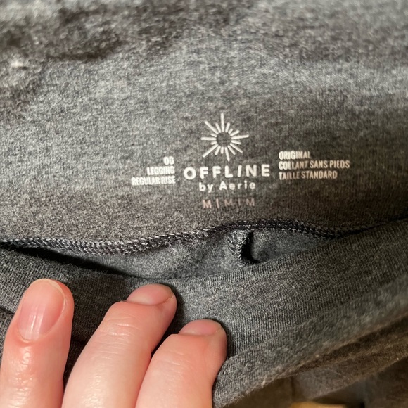 NWOT American Eagle Aerie Offline OG Legging in Charcoal Grey, size M - Picture 3 of 3